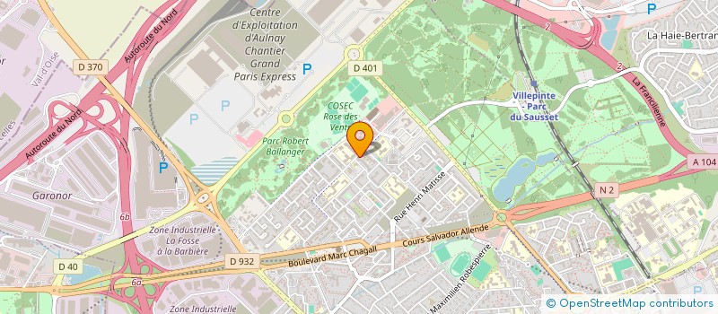 localisation de l'entreprise TRANSPORT ZED à AULNAY-SOUS-BOIS