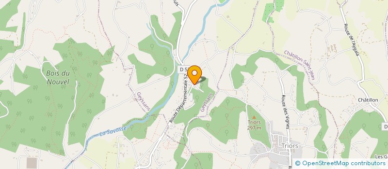 localisation de l'entreprise TRANSPORTEUR-RENTABLE  GEYSSANS