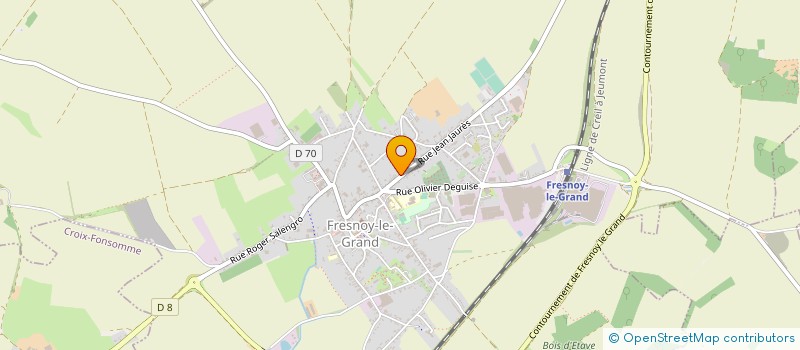 localisation de l'entreprise TRANSPORTEURS PICARDIE REUNIS AFFRETEMEN à FRESNOY-LE-GRAND