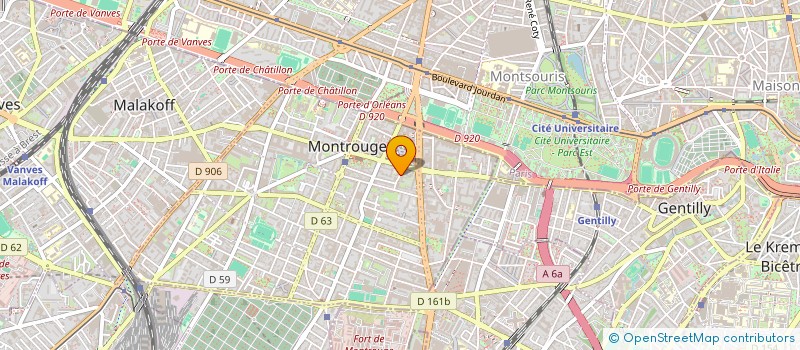 localisation de l'entreprise TRANSPORTMI  MONTROUGE