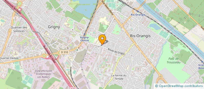 localisation de l'entreprise TRANSPORTOP à RIS-ORANGIS