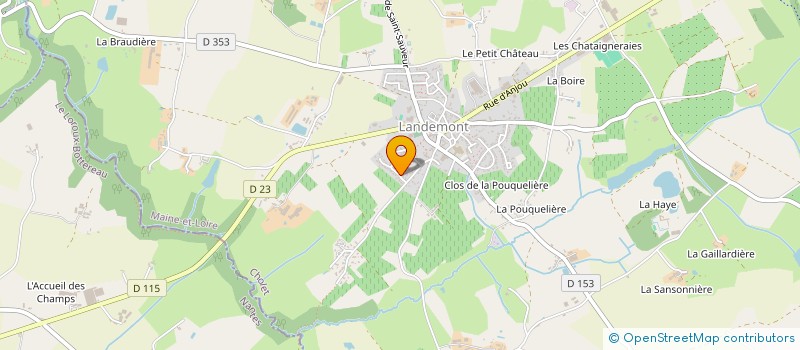 localisation de l'entreprise TRANSPORTS 2J SERVICES à OREE-D'ANJOU