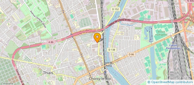 localisation de l'entreprise TRANSPORTS 2K à CHOISY-LE-ROI