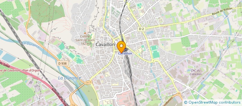 localisation de l'entreprise TRANSPORTS 2M  CAVAILLON