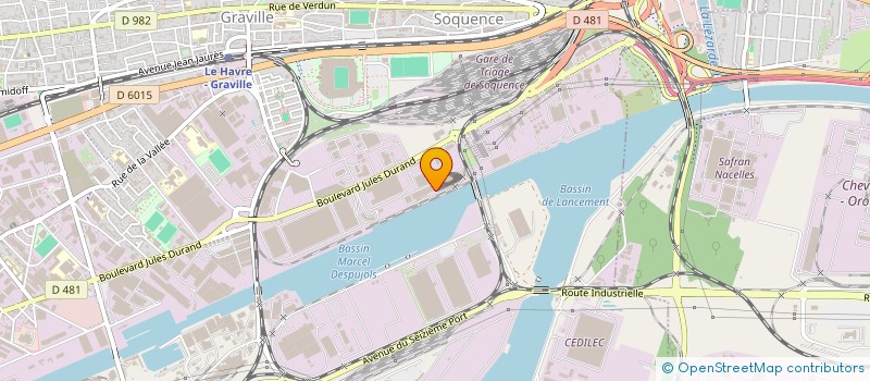 localisation de l'entreprise TRANSPORTS 3EME GENERATION à LE HAVRE