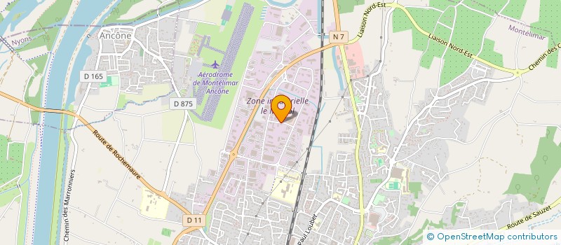 localisation de l'entreprise TRANSPORTS 4M à MONTELIMAR