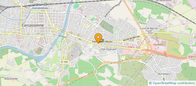 localisation de l'entreprise TRANSPORTS A BATUT à CARCASSONNE
