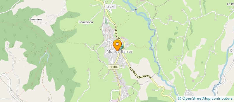 localisation de l'entreprise TRANSPORTS A. COMBES ET FILS  MUR-DE-BARREZ