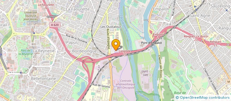 localisation de l'entreprise TRANSPORTS A.FAUR à TOULOUSE