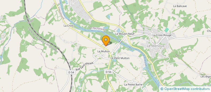 localisation de l'entreprise TRANSPORTS A.J.T à CEAULMONT