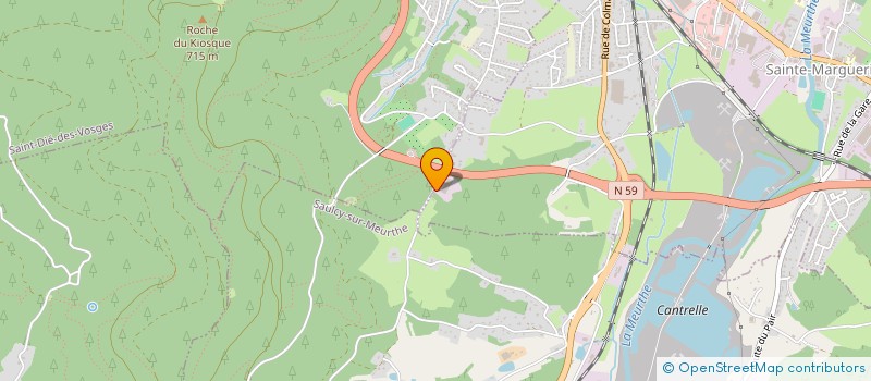 localisation de l'entreprise TRANSPORTS A VERDONK  SAINTE-MARGUERITE