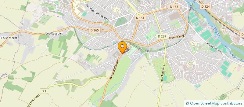 localisation de l'entreprise TRANSPORTS AB89 EXPRESS  AUXERRE