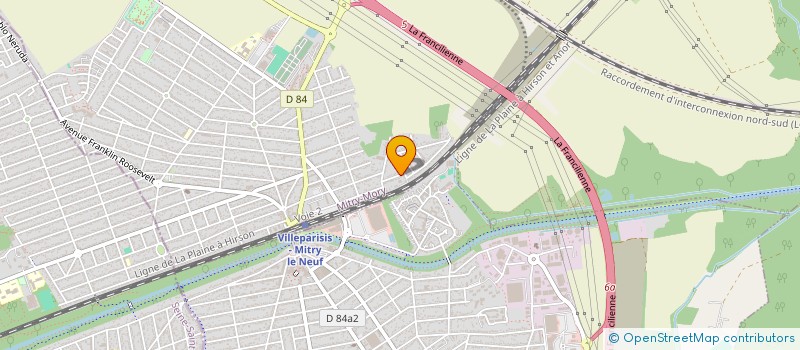 localisation de l'entreprise TRANSPORTS AC  MITRY-MORY