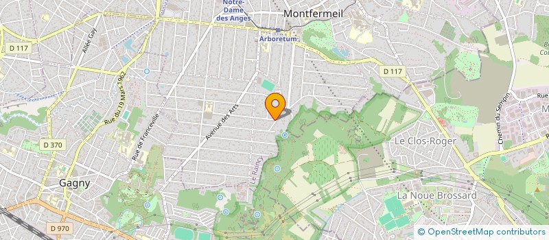 localisation de l'entreprise TRANSPORTS AFONSO à MONTFERMEIL