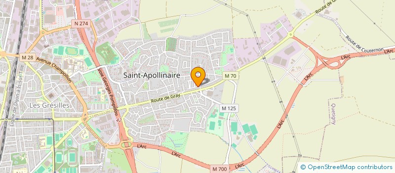 localisation de l'entreprise TRANSPORTS AGINCOURT à SAINT-APOLLINAIRE