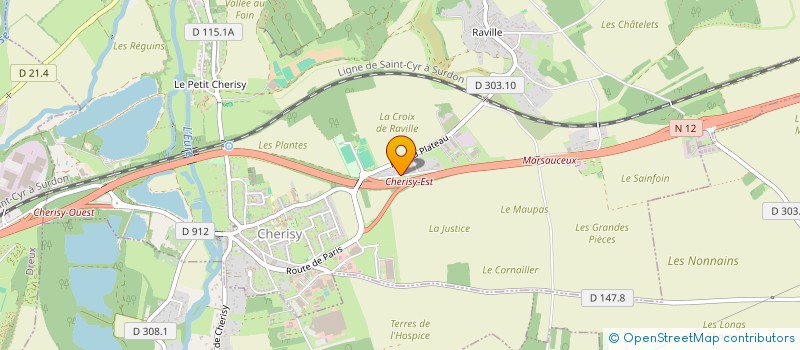 localisation de l'entreprise TRANSPORTS AGNES à CHERISY
