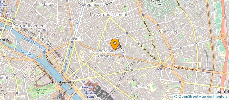 localisation de l'entreprise TRANSPORTS AHMED à PARIS
