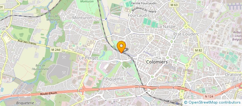localisation de l'entreprise TRANSPORTS ALACCHI ET FILS à COLOMIERS