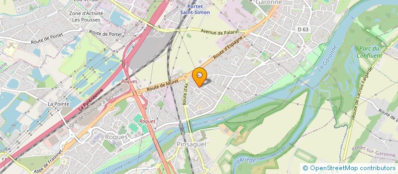 localisation de l'entreprise TRANSPORTS ALAIN MAUPOU à PORTET-SUR-GARONNE