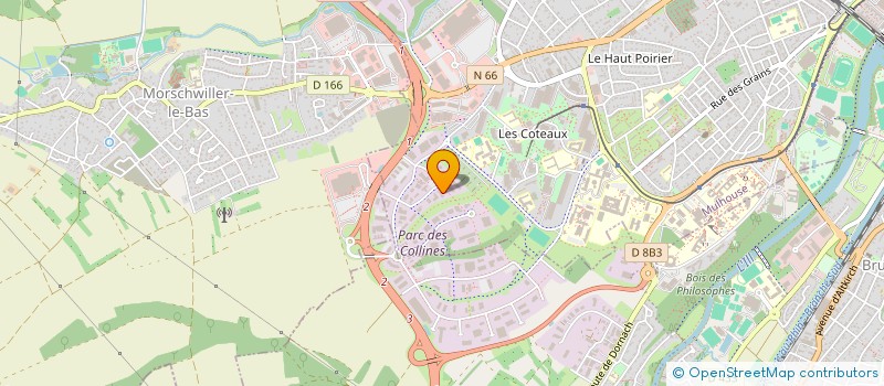 localisation de l'entreprise TRANSPORTS ALCAS à MULHOUSE