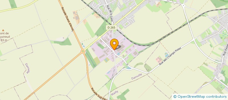 localisation de l'entreprise TRANSPORTS ALLART  DAINVILLE