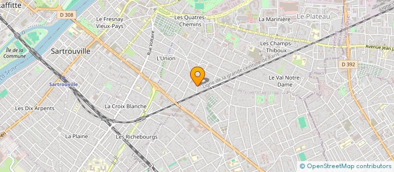 localisation de l'entreprise TRANSPORTS ALOMA  SARTROUVILLE