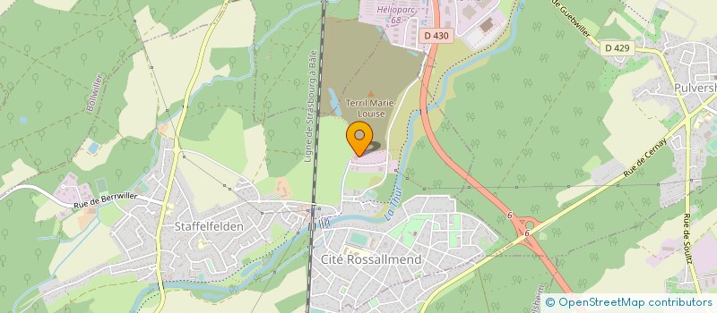 localisation de l'entreprise TRANSPORTS ALOY à STAFFELFELDEN