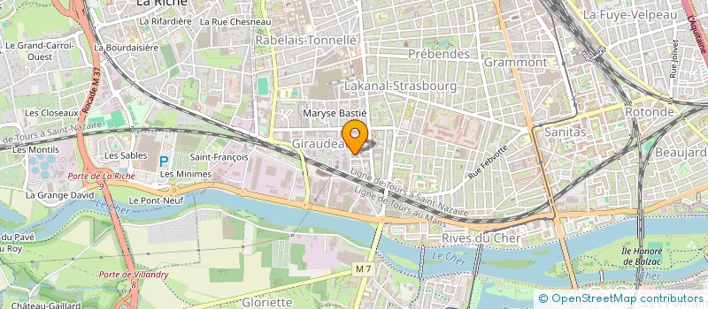 localisation de l'entreprise TRANSPORTS ANAELLE  TOURS