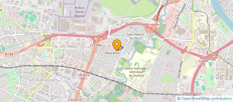 localisation de l'entreprise TRANSPORTS AND CO à TOULOUSE