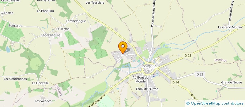 localisation de l'entreprise TRANSPORTS ANDRE  ISSIGEAC