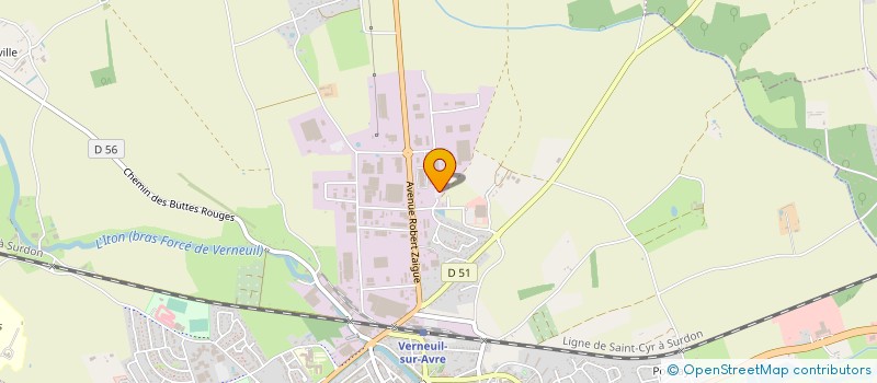 localisation de l'entreprise TRANSPORTS ANTOINE GUNST SA à VERNEUIL D'AVRE ET D'ITON