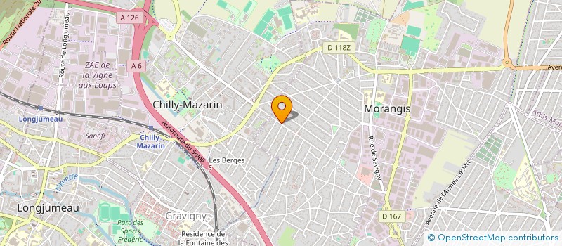 localisation de l'entreprise TRANSPORTS ANTOINE SOC  MORANGIS