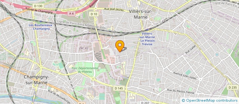 localisation de l'entreprise TRANSPORTS ANTUNES MALHO à VILLIERS-SUR-MARNE