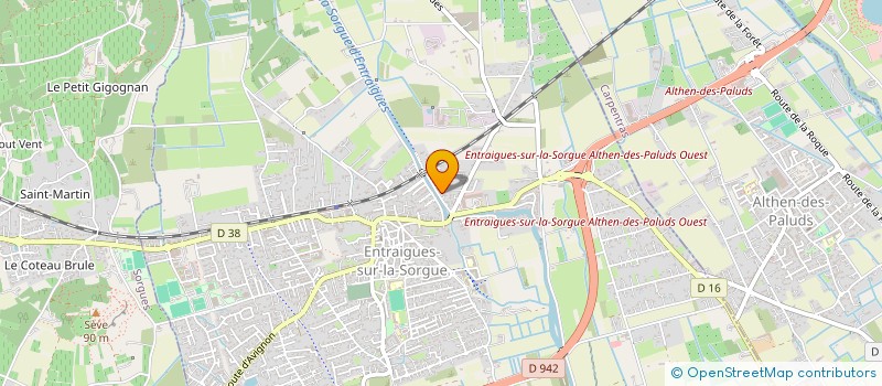 localisation de l'entreprise TRANSPORTS ARMAND  ENTRAIGUES-SUR-LA-SORGUE