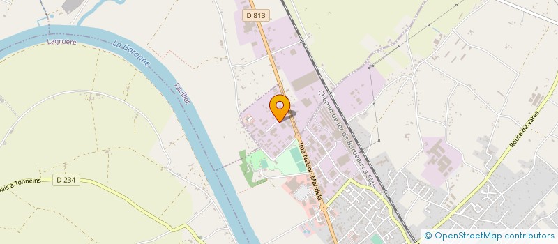 localisation de l'entreprise TRANSPORTS ARNAUD  TONNEINS