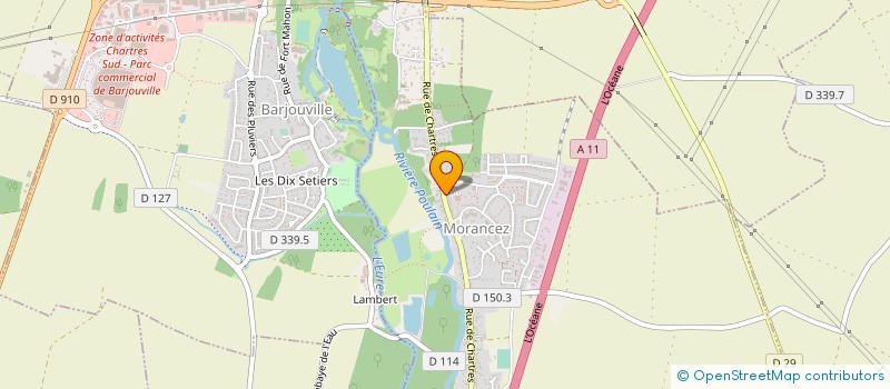 localisation de l'entreprise TRANSPORTS ASDG à BERCHERES-LES-PIERRES