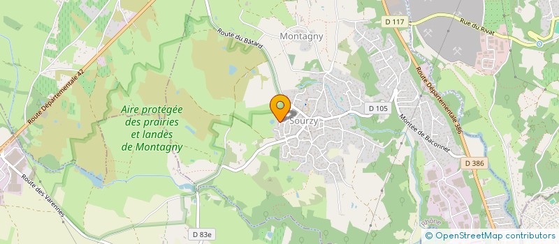 localisation de l'entreprise TRANSPORTS ATIA  MONTAGNY