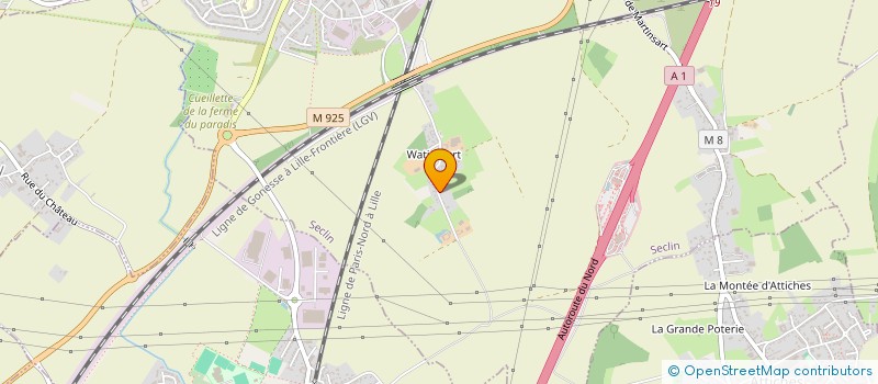 localisation de l'entreprise TRANSPORTS ATLAS  SECLIN