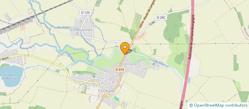 localisation de l'entreprise TRANSPORTS AUBERTIN à TIL-CHATEL