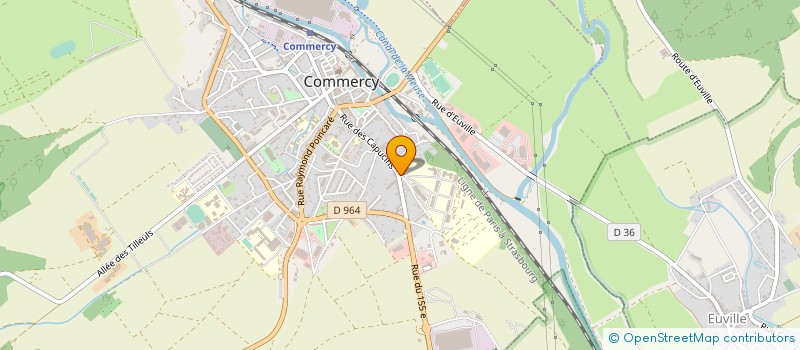 localisation de l'entreprise TRANSPORTS AUBRY à COMMERCY