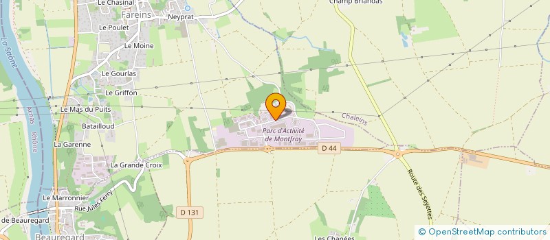 localisation de l'entreprise TRANSPORTS AULIEN à FAREINS