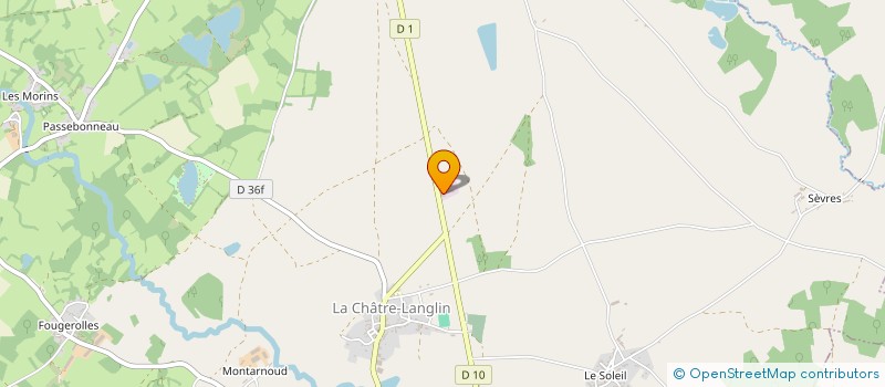 localisation de l'entreprise TRANSPORTS AUMINI CLEMENT à LA CHATRE-LANGLIN