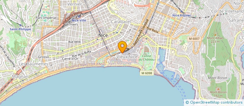 localisation de l'entreprise TRANSPORTS AUTOMOBILE VOYAGEUR à NICE