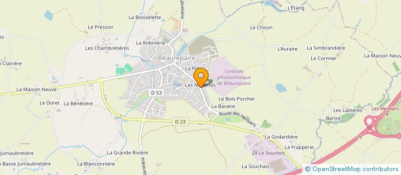 localisation de l'entreprise TRANSPORTS AUZANNE à BEAUREPAIRE