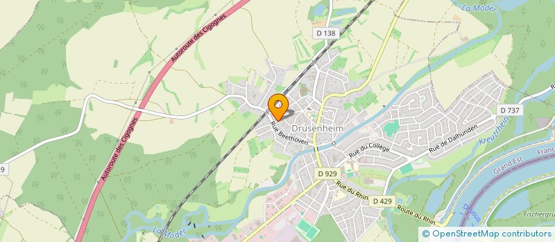 localisation de l'entreprise TRANSPORTS AYMARD  DRUSENHEIM