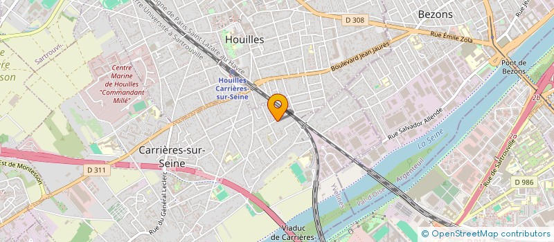 localisation de l'entreprise TRANSPORTS AZZAOUI à CARRIERES-SUR-SEINE