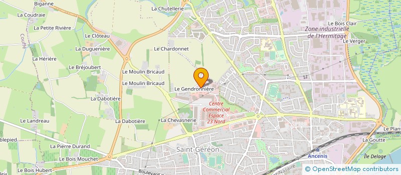 localisation de l'entreprise TRANSPORTS B. CATELIN à VAIR-SUR-LOIRE