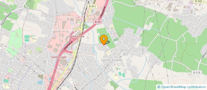 localisation de l'entreprise TRANSPORTS B.P.E. SAVIGNAC à SAINTE-EULALIE