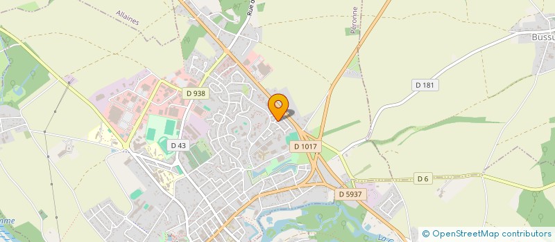 localisation de l'entreprise TRANSPORTS B P V à PERONNE