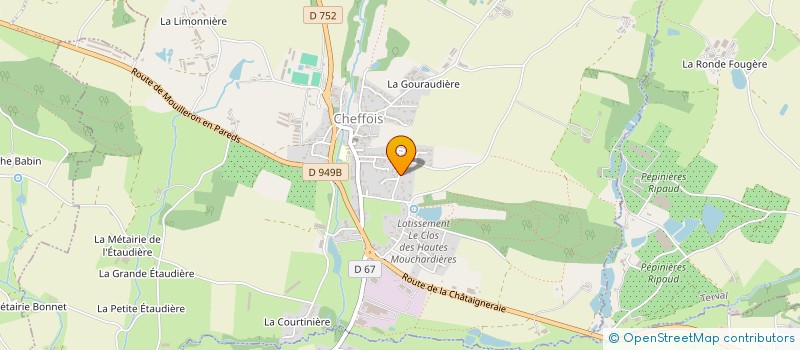 localisation de l'entreprise TRANSPORTS BAILLY  CHEFFOIS